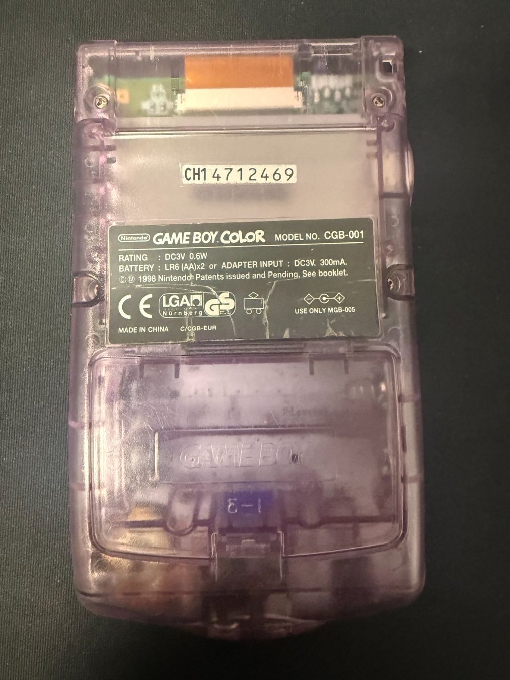 Nintendo Console: Nintendo Game Boy Color Translucide - Console – Usato da Pont-de-la-Morge venduto da Darfal 1