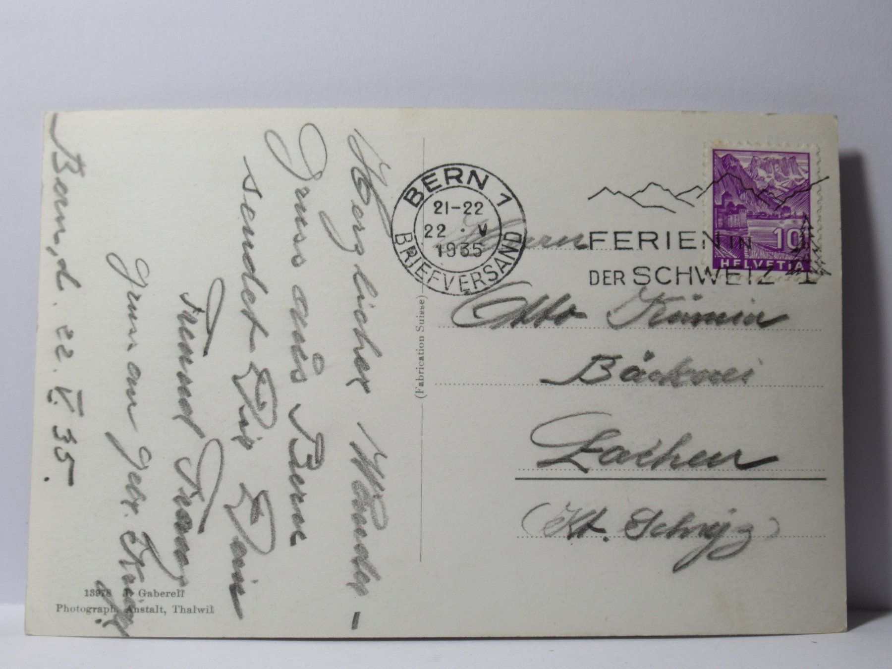 Cartes postales: Bern , Bundespalast 1935 – D'occasion à Grenchen par Bluemchen1900 1