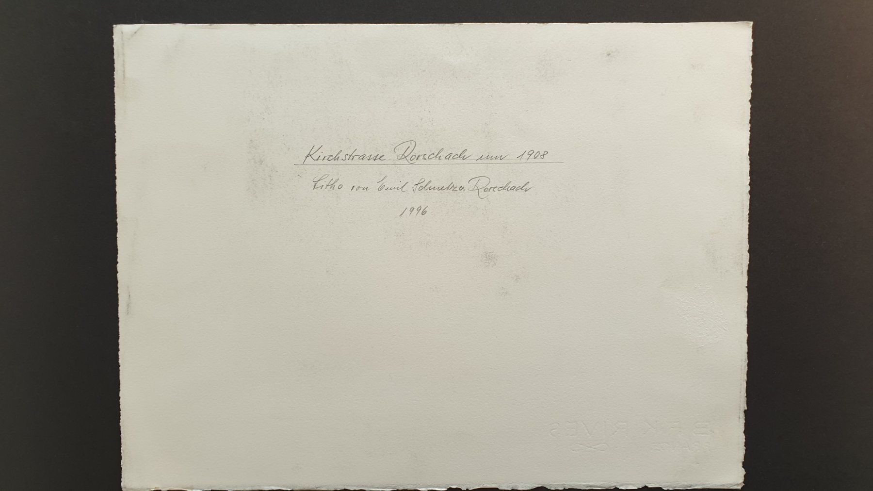 Grafica & Litografie: Rorschach. Kirchstrasse. Lithografie. – Usato da Goldach venduto da armando_r 2