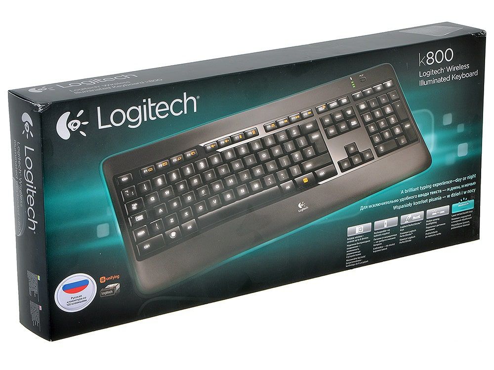Tastatur Logitech K800 Wireless Illuminated Keyboard | Kaufen auf Ricardo