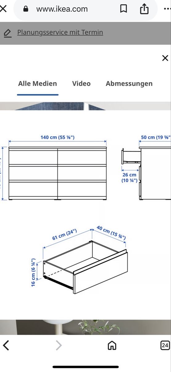 Ikea Cassettiere: Ikea Malm Kommode – Usato da Luzern venduto da mis_lfm6 1