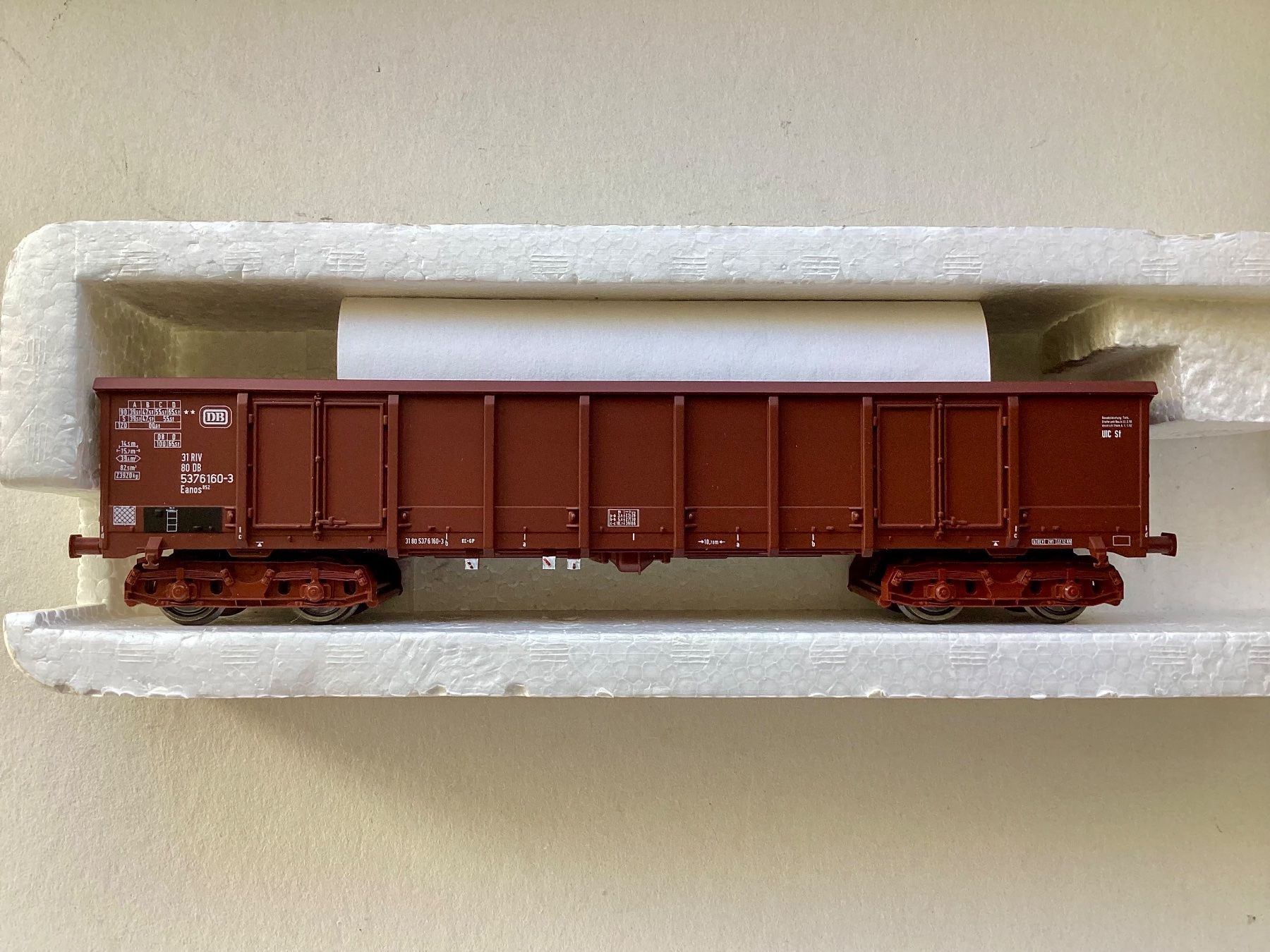 Modellini di ferrovie: Sachsenmodelle 16062, Güterwagen der DB. Epoche IV. – Nuovo e nell'imballaggio originale da Vacallo venduto da G1965