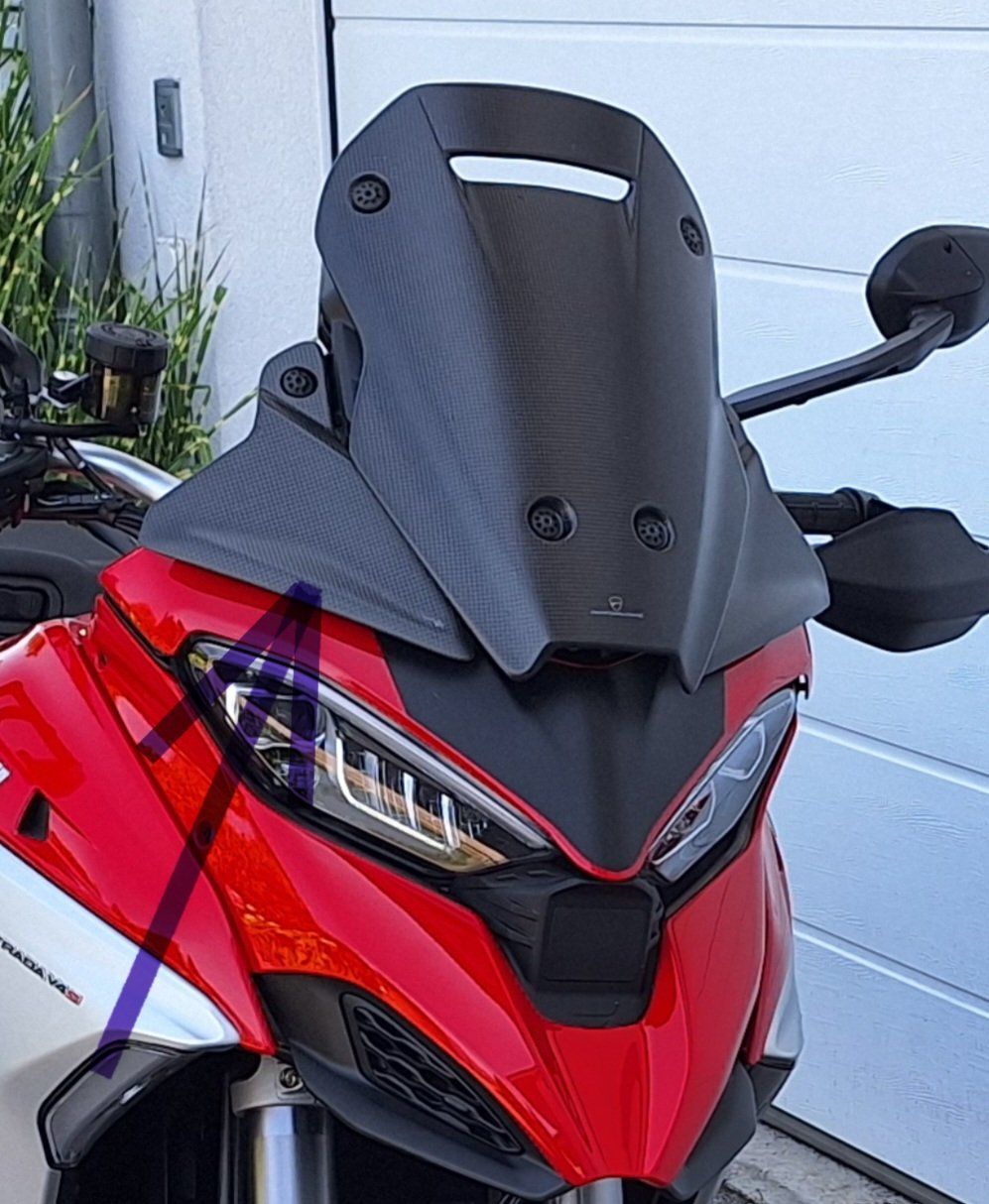 Ducati Alle Motorradersatzteile: Déflecteurs latéraux en carbone pour Ducati Multistrada V4 – Gebraucht aus Prangins von Gaillardvin