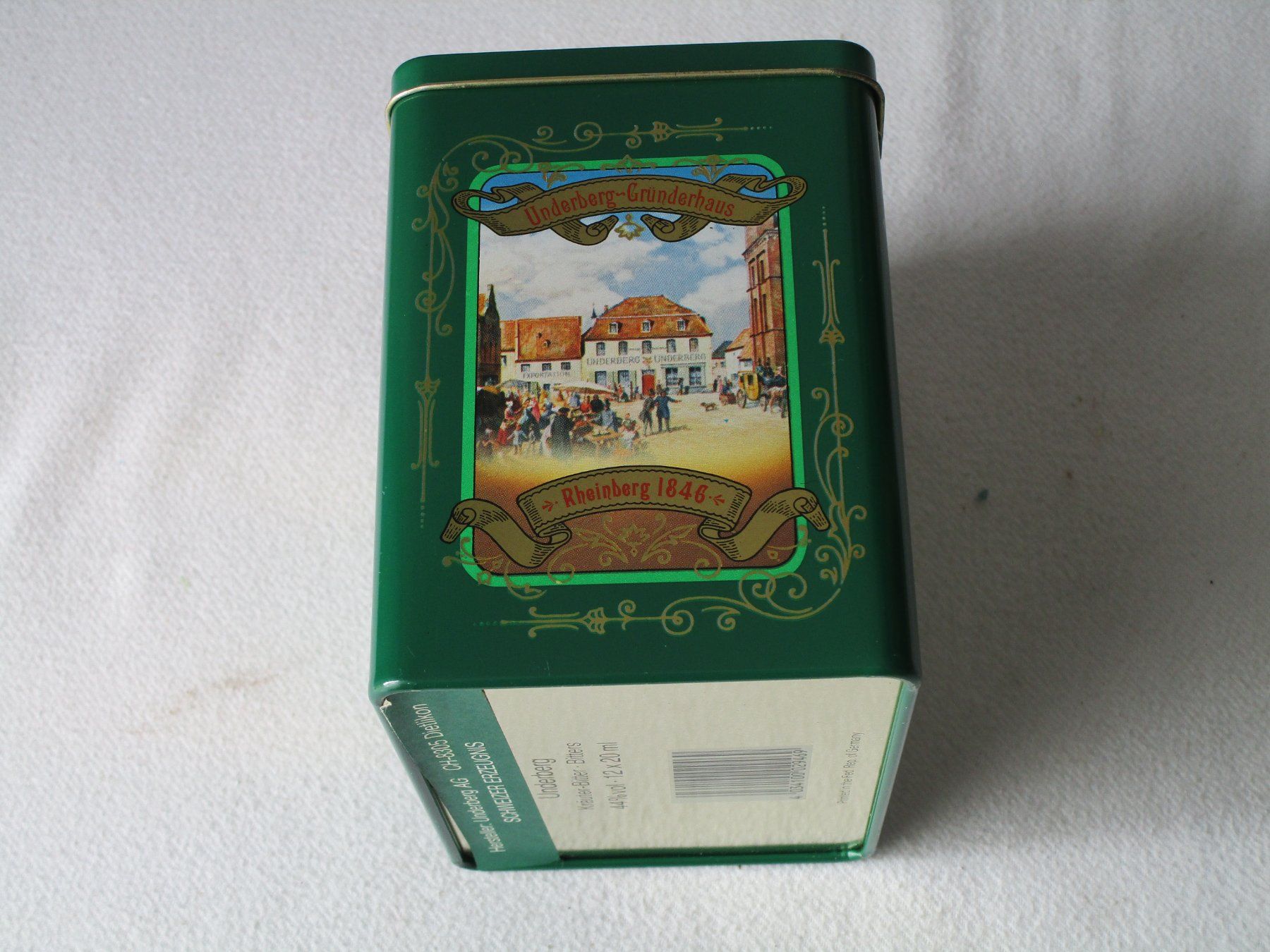 Tutte le decorazioni: Blechdose Underberg – Usato da Grenchen venduto da Uhus15 3