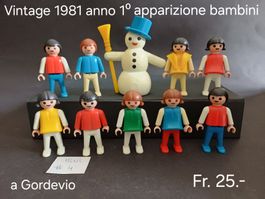 Playmobil vintage bambini, 1981, lotto #4