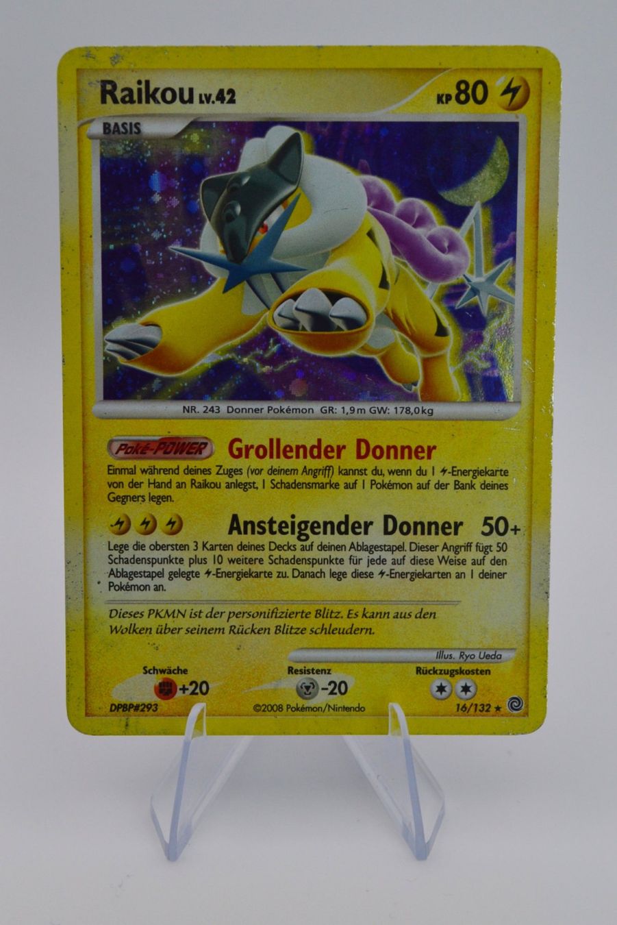 Pokémon Carte collezionabili: Raikou - SW 16/132 - DE - Pokémon – Usato da Winterthur venduto da blue_funk