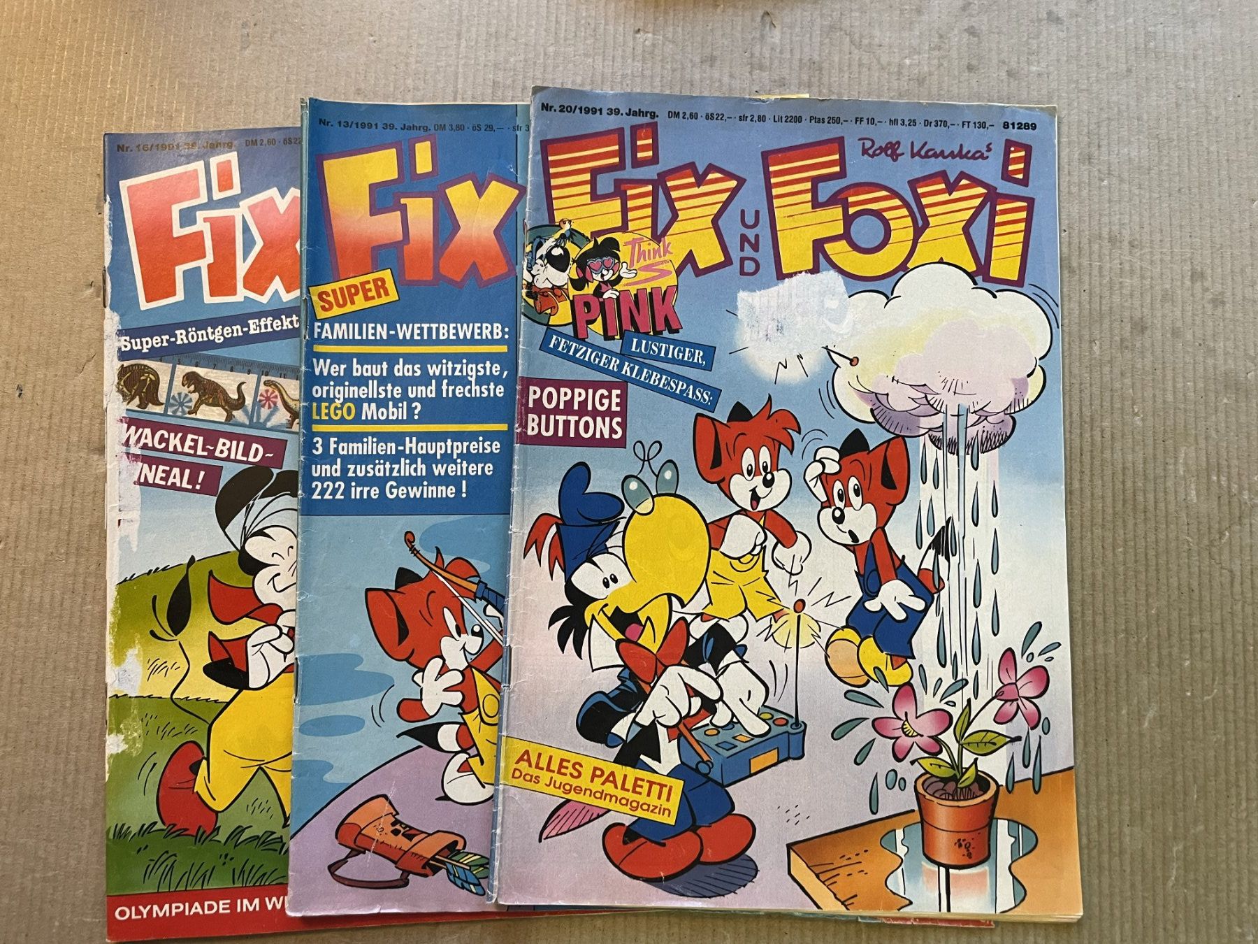 Fumetti: Fix und Foxi 1991 (39) 3 heft – Usato da Pratteln venduto da 66werni