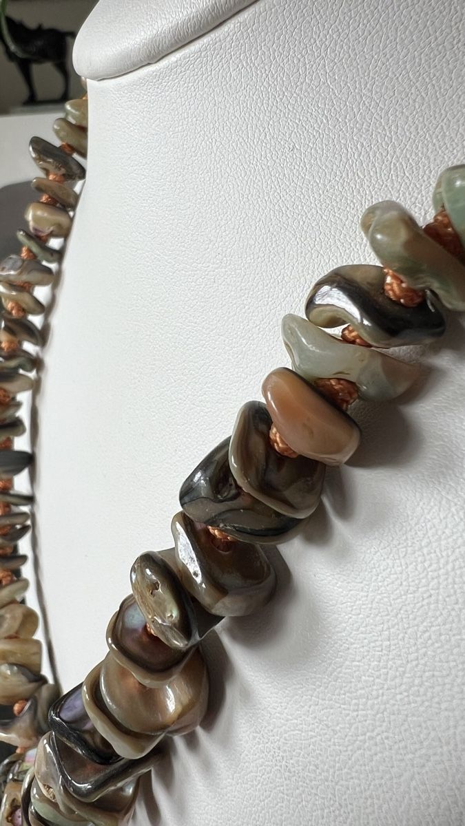 Catenine: Collier et pierre natural – Usato da Nyon venduto da stylevintage79 2
