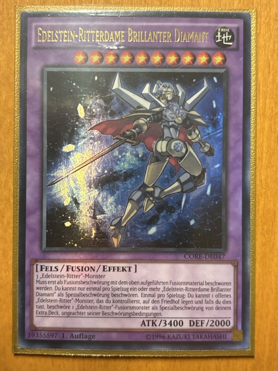 Yugioh Carte collezionabili: Edelstein-Ritterdame Brillanter Diamant  – Usato da Speicherschwendi venduto da YugisKartenKammer