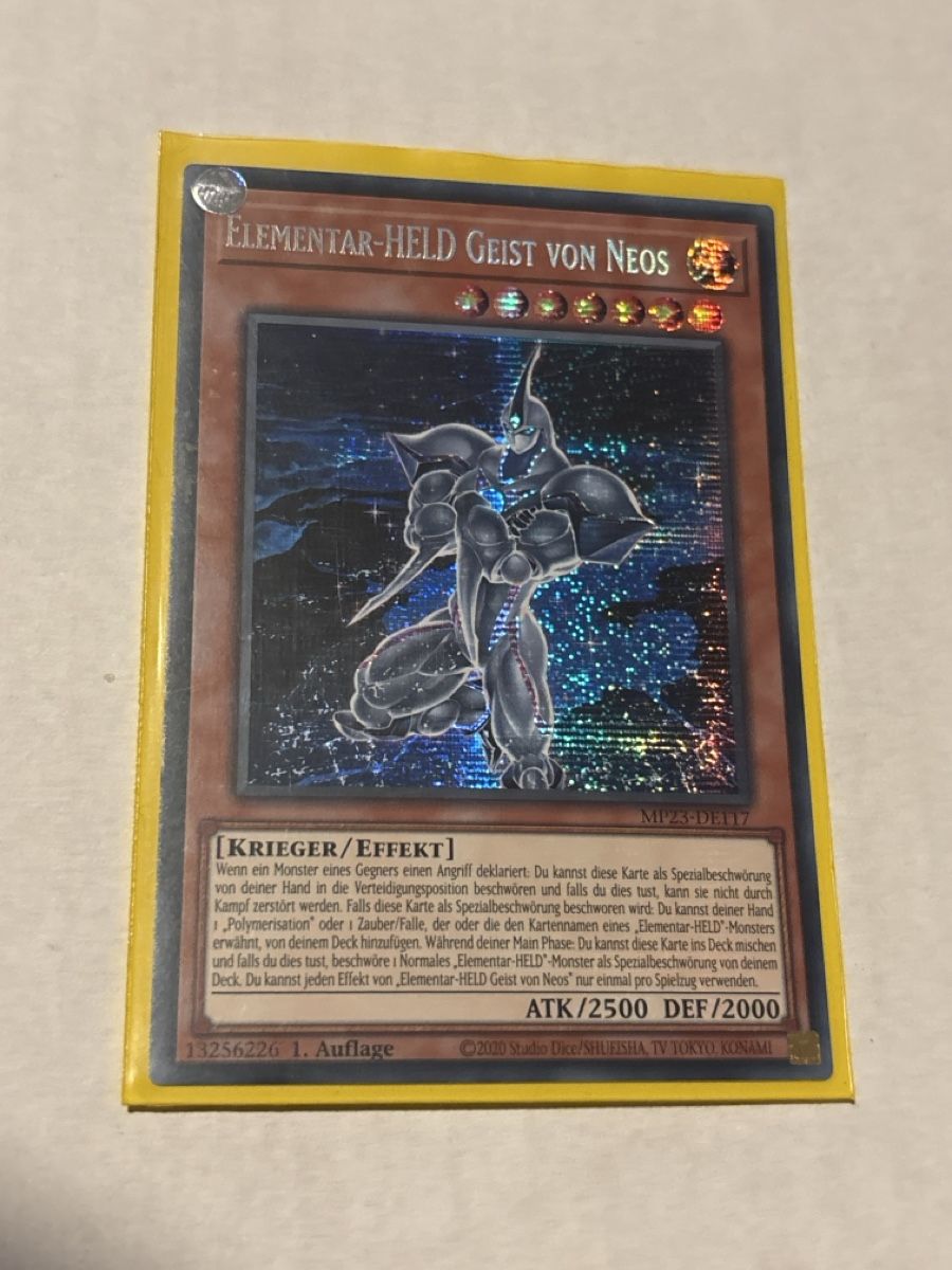 Yugioh Carte collezionabili: Elementar-Held Geist von Neos Yugioh – Usato da Speicherschwendi venduto da YugisKartenKammer