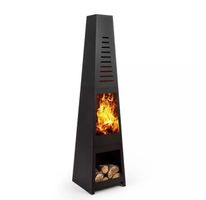 + Gartenkamin Terrassenofen Stahl Feuerstelle Feuerkorb