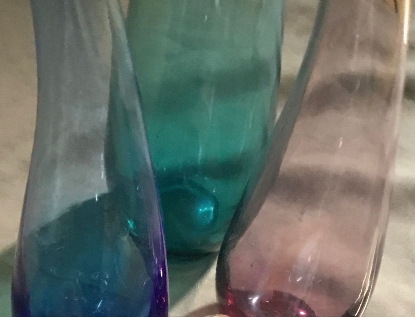 Vasi & Recipienti: 3er Set Vasen Glas Vintage – Usato da Schlieren venduto da Jeajet 2