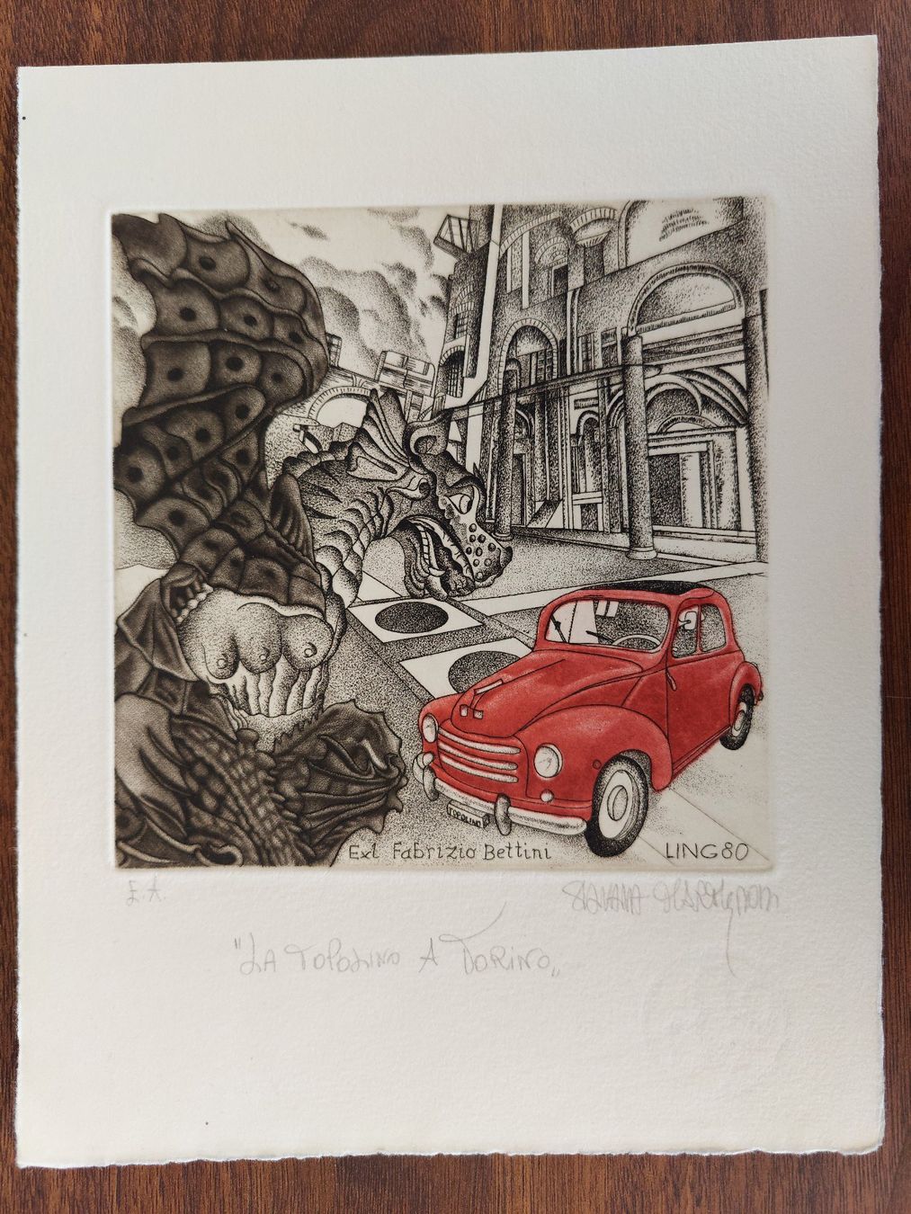 Dipinti: Exlibris Silvana Martignoni - Original Radierung signiert – Usato da Obfelden venduto da Exlibris-Art 1