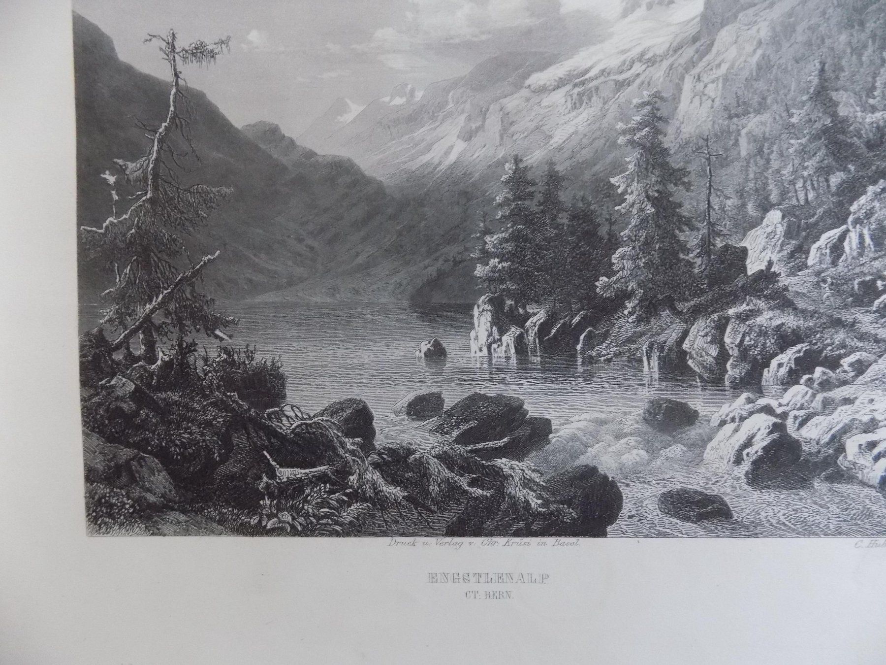 Gravures: Engstlenalp Berner Oberland – D'occasion à Risch par Antikfee 1