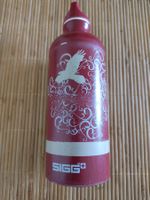 SIGG Trinkflasche, 5 dl, rot mit Vogelmotiv