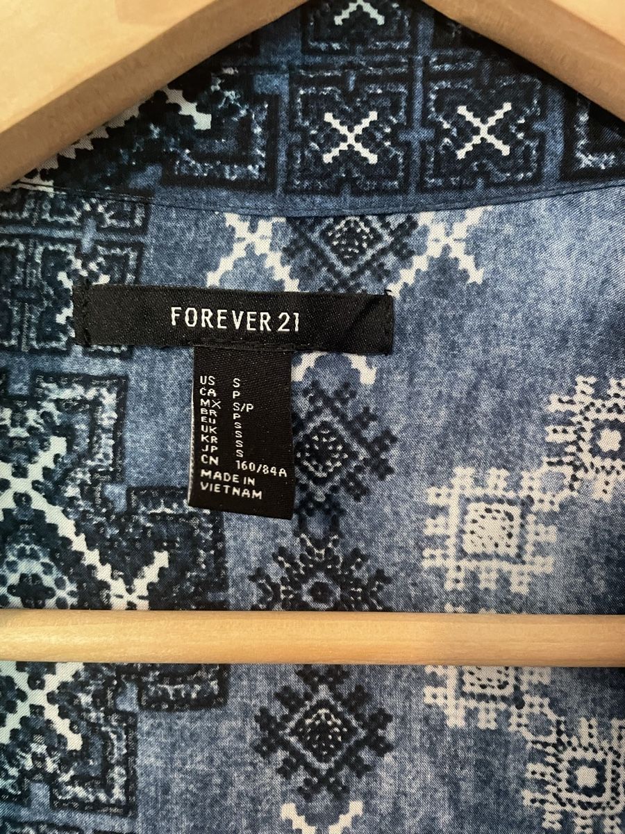 Kleider: Forever 21 Blusenkleid Ibiza Boho Style Gr. S – Gebraucht aus Baden von cheyenne_5400 1