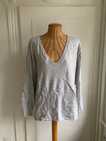 Pullover hellgrau - L