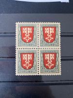 1919 Pro Juventute J12 Viererblock postfrisch Kantonswappen
