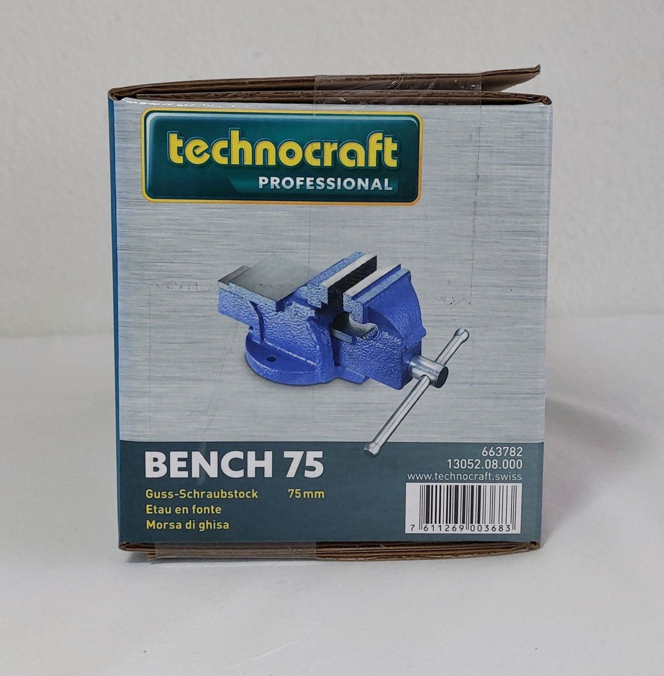 Technocraft Tutti gli attrezzi: Technokraft Guss - Schraubstock Bench 75 mit Amboss – Nuovo e nell'imballaggio originale da Bergdietikon venduto da Zozo 2