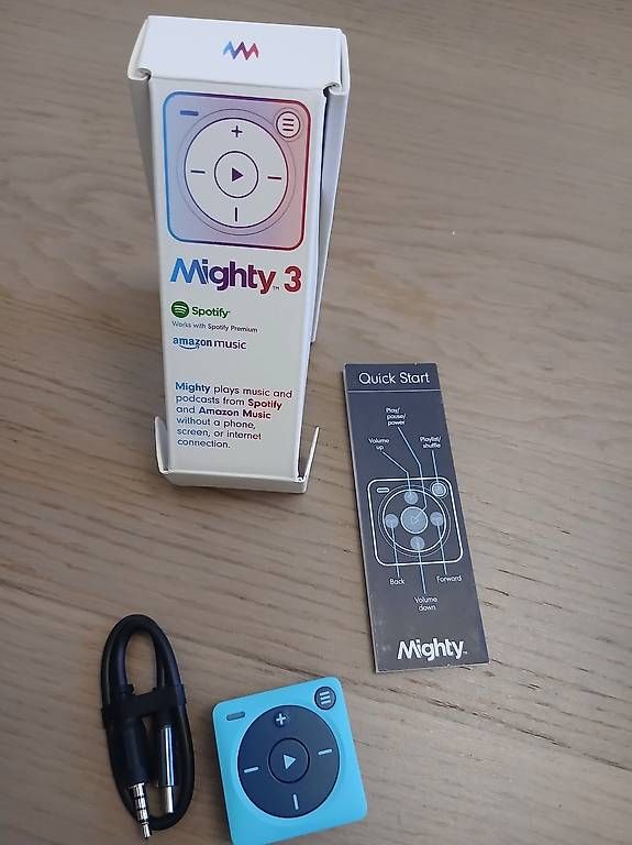Cuffie: Mighty 3, Écoute Podcast & Spotify sans téléphone  – Usato da Préverenges venduto da mel_k6bd