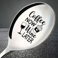 ☕ Edelstahl-Löffel – Kaffee jetzt, Wein später! 🍷💫