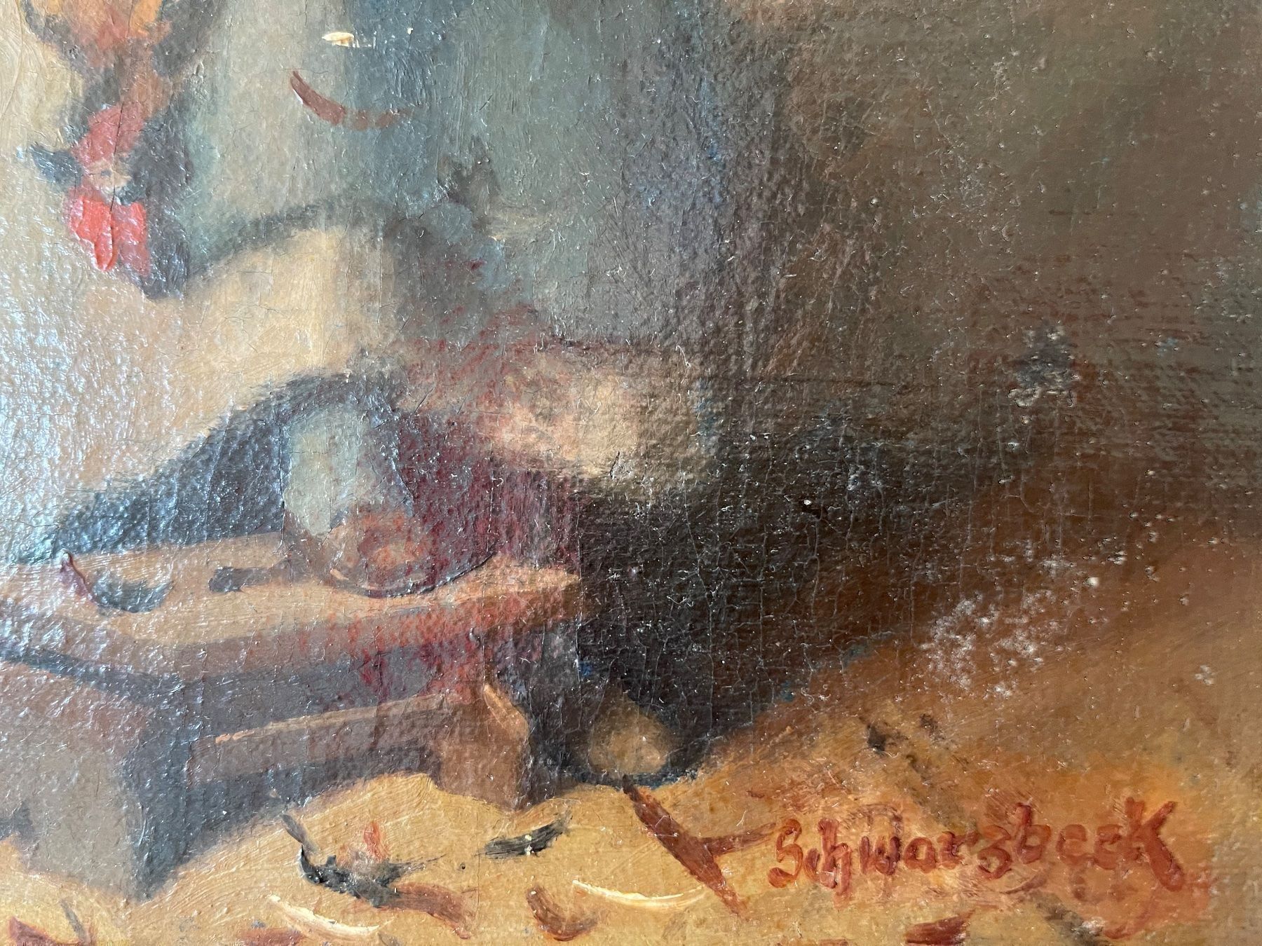 Gemälde: Schwarzbeck Adolf (XIX-XX) – Gebraucht aus Grosshöchstetten von Perle1951 3