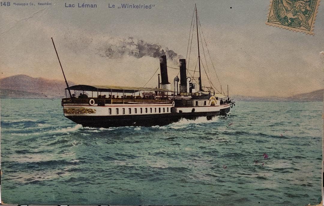 Cartes postales: Lac Léman - Bateau à vapeur  "Le Winkelried" – D'occasion à Delémont par Domdom1