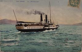 Lac Léman - Bateau à vapeur  "Le Winkelried"