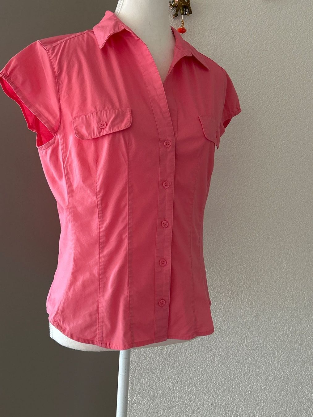 Chemisiers: Kurzarm Bluse Damen pink – D'occasion à Brunnen par Nala2929