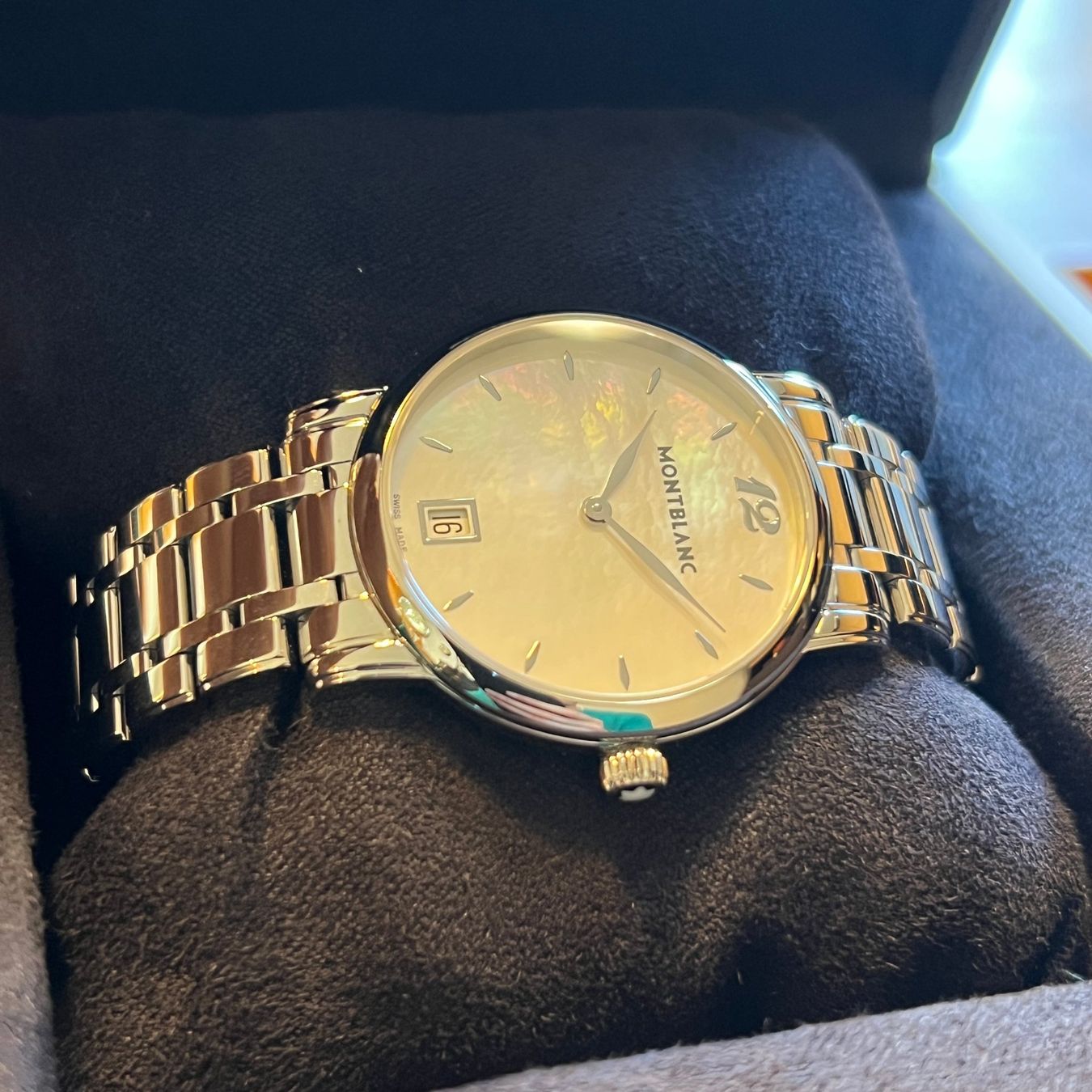 Montblanc Orologi: Montblanc Star Classique MOP Dial Quartz Full Set 7246 – Usato da Carouge GE venduto da Watchaser 6
