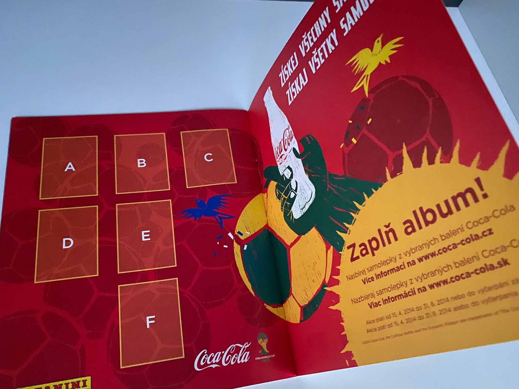 Panini Album: Panini Leeralbum WM 2014 Version Tschechien & Slowakei – Usato da Hergiswil LU venduto da FcMalkov 6