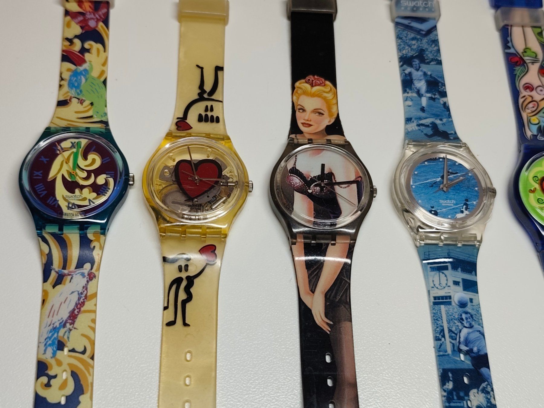 Swatch Orologi: Uhren Lot 7 Swatch Uhren – Difettoso da Eschenbach SG venduto da Piratenschatz 1