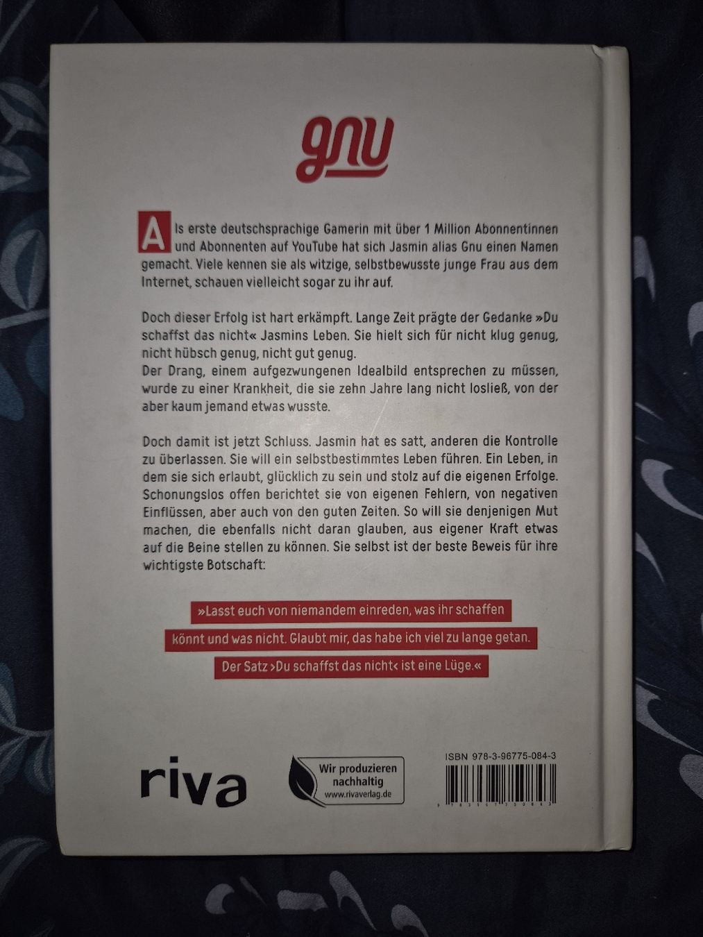 Libri: GNU Jasmin Gnu Du Schaffst Das (Nicht) – Usato da Uster venduto da bar_99f8 1