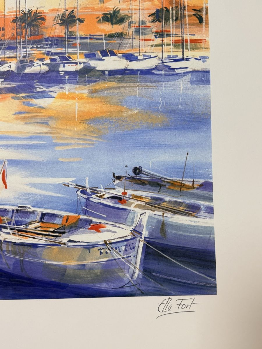 Grafica & Litografie: Ella Fort - St. Raphael - Lithographie – Usato da Solothurn venduto da NUVICO 3