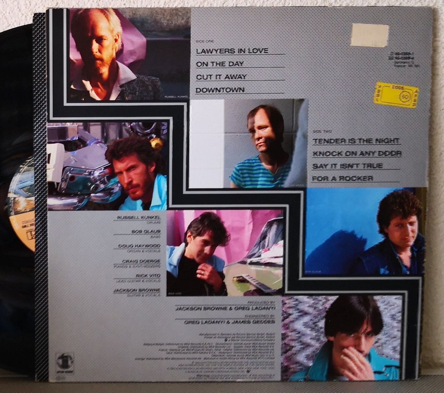 Dischi in vinile: JACKSON BROWN - LAWYERS IN LOVE - LP – Usato da Greifensee venduto da scharmant 1