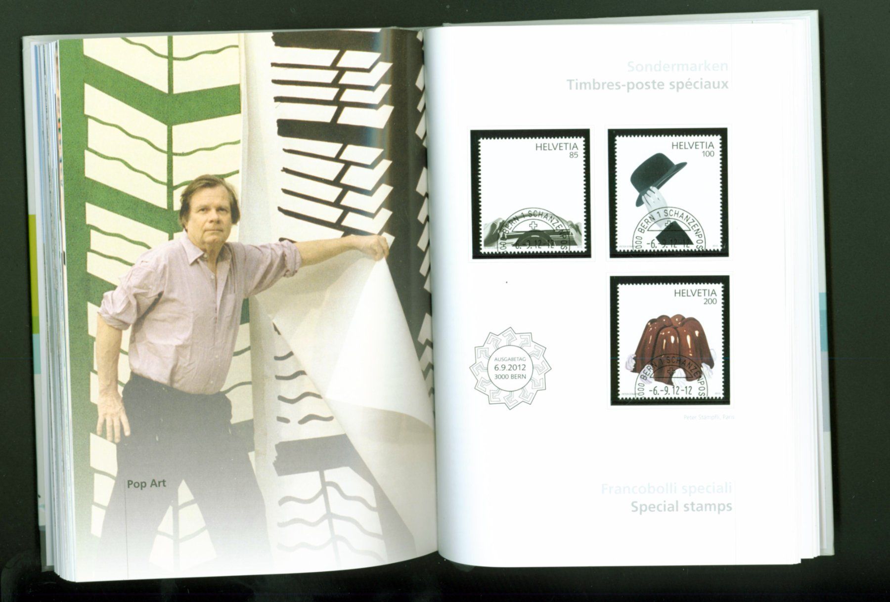 Tutti i francobolli: Jahrbuch der Schweizer Briefmarken 2012 postfrisch – Nuovo (secondo la descrizione) da Seuzach venduto da Philahits 4