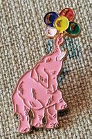 I687 - Kunst Pin Simone Erni - Circus Elefant