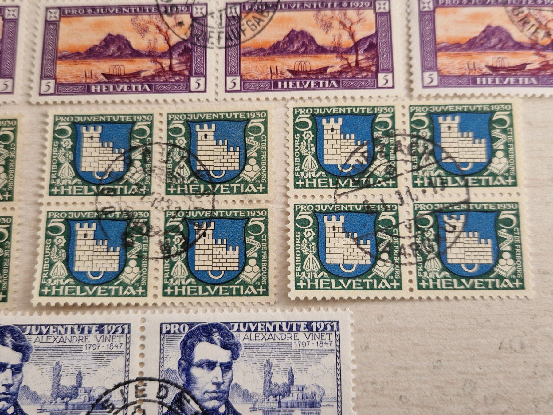 Tutti i francobolli: PJ 4er Blöcke, 1929/30/31, ab 1.- – Usato da Burgdorf venduto da Glossy01 5