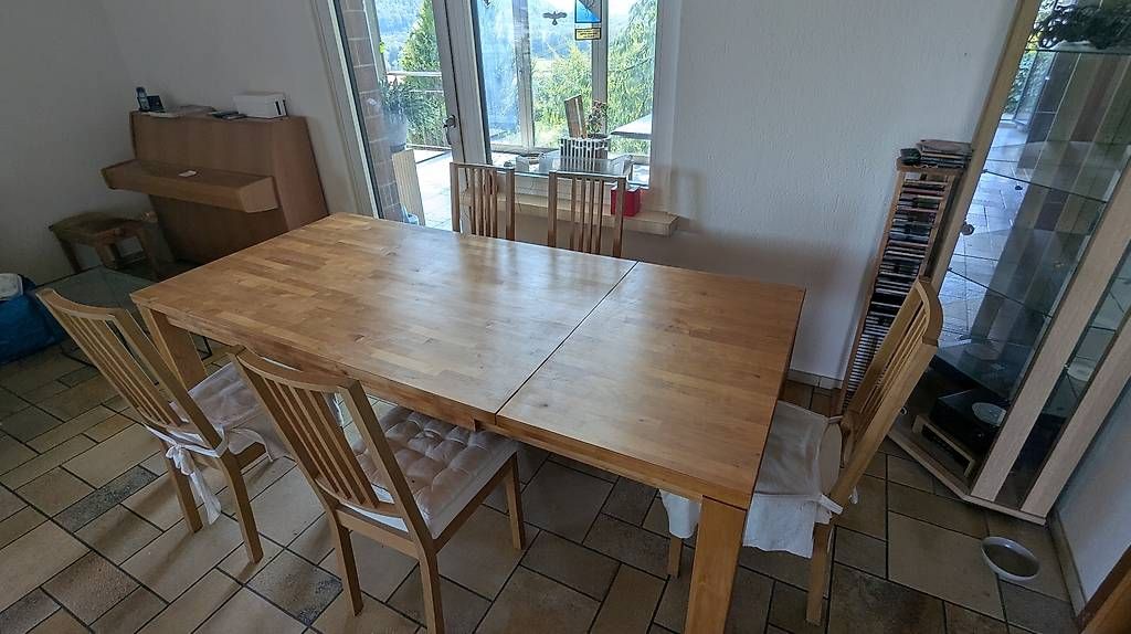 Tavoli: Ausziehbarer Tisch mit oder ohne Stühle – Usato da Brugg AG venduto da mkipfe 3