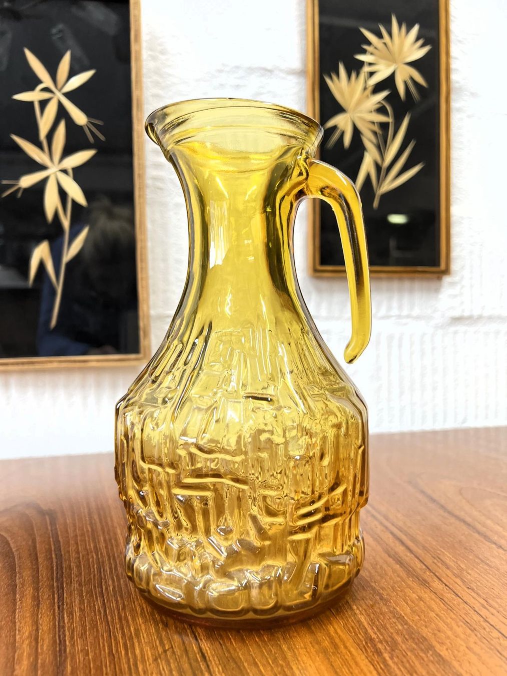 Caraffe: Vintage Wasserkrug - Eisglas – Usato da Walzenhausen venduto da stilvollwohnen 4