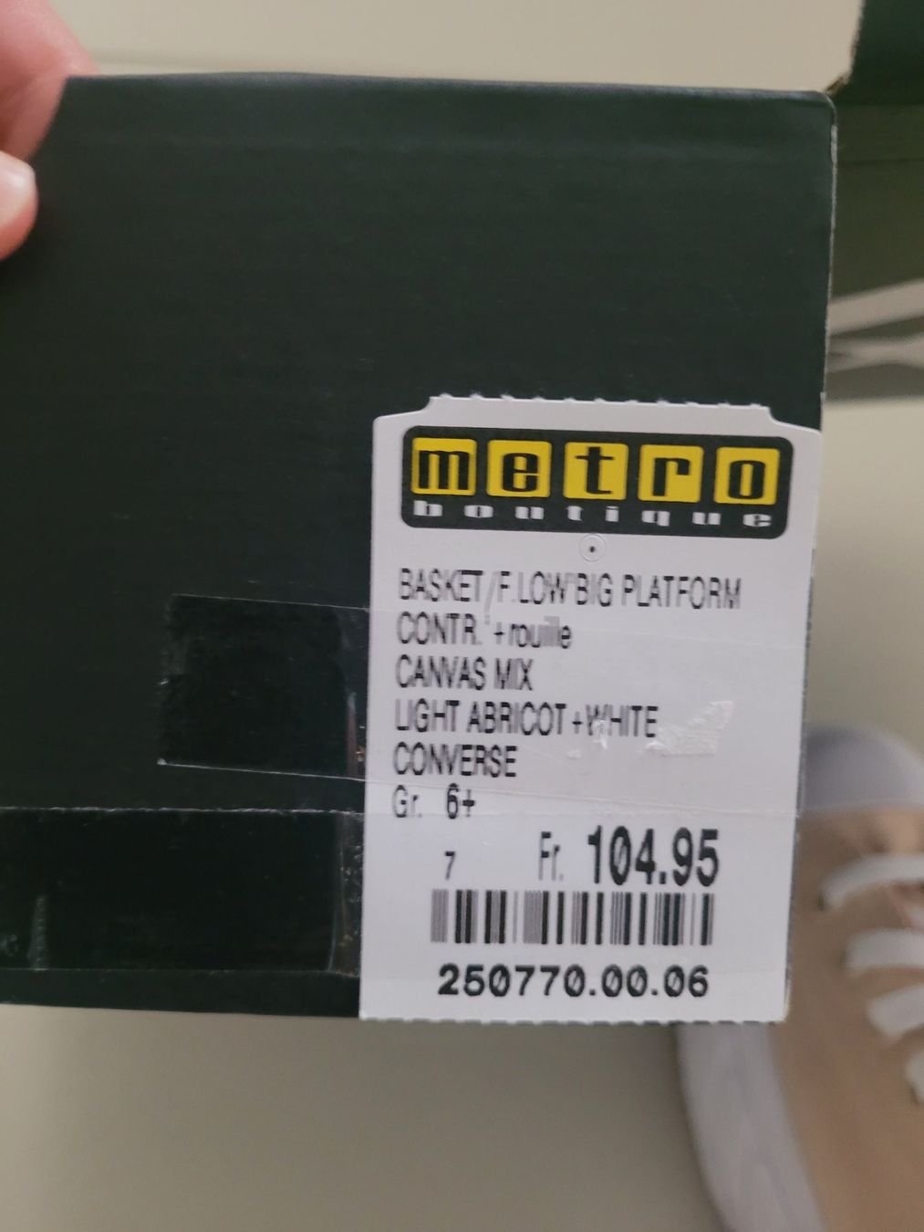 Converse Scarpe da donna: Converse Plateau-Sneaker, Grösse 37 – Nuovo e nell'imballaggio originale da Wallisellen venduto da sedlees 4