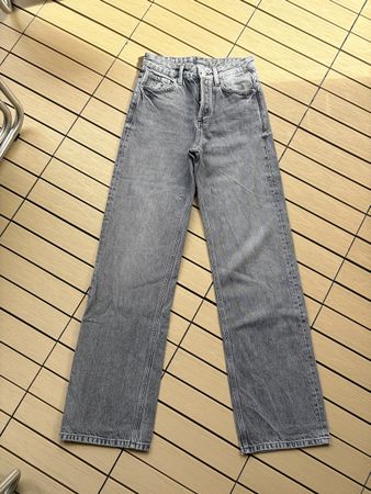 Jeans Massimo Dutti Wide Leg grau Grösse 34 neuwertig