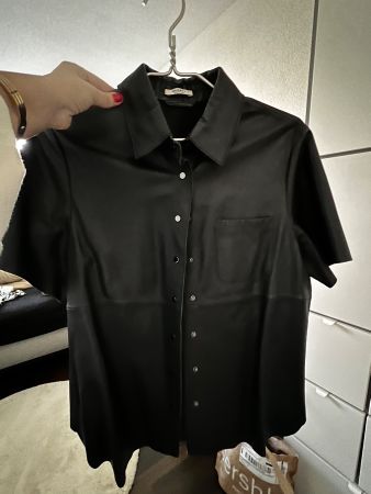 Leder Hemd aus Lammleder