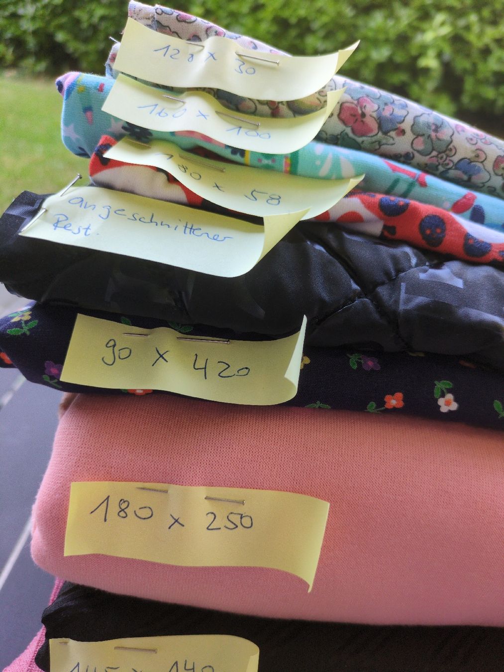 Stoffe: Stoffpaket über 12m Stoff – Gebraucht aus Winterthur von Tschebe 2