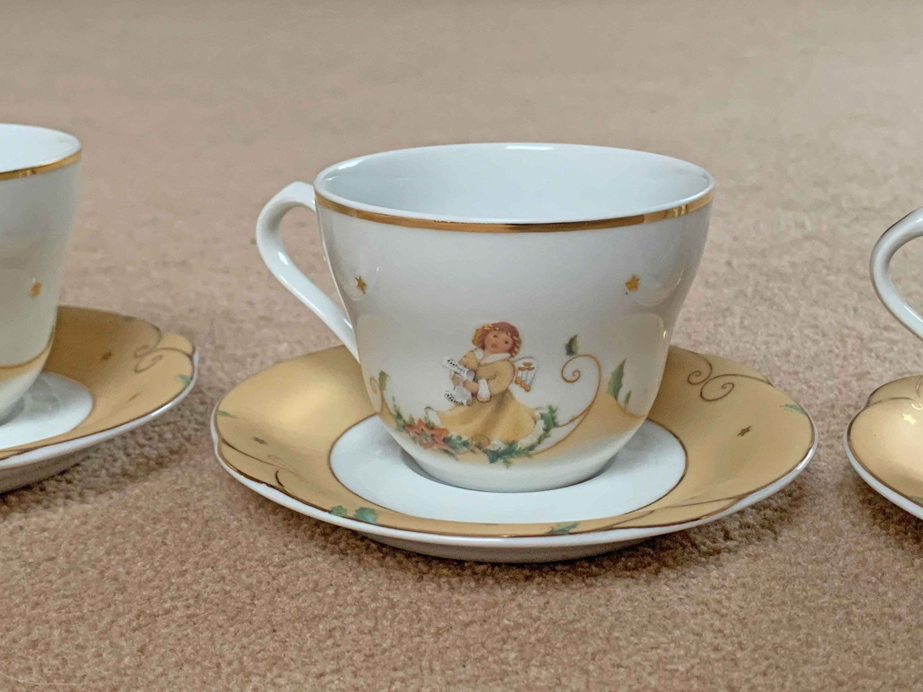 Set di piatti: Engel Kaffeeservice 4x Tasse + Unterteller GOEBEL – Nuovo (secondo la descrizione) da Oberweningen venduto da Overlord1962 1