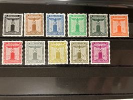 Deut. Reich / Dienstmarken 1938, Mi 144-54, **, KP 150.--