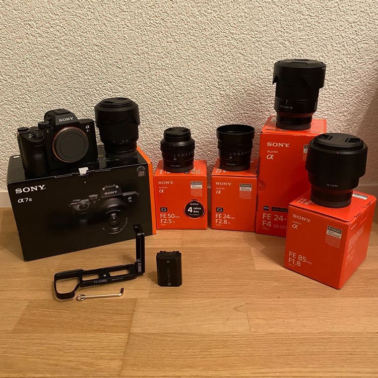 Sony Alpha 7III mit Objektiven Kaufen auf Ricardo