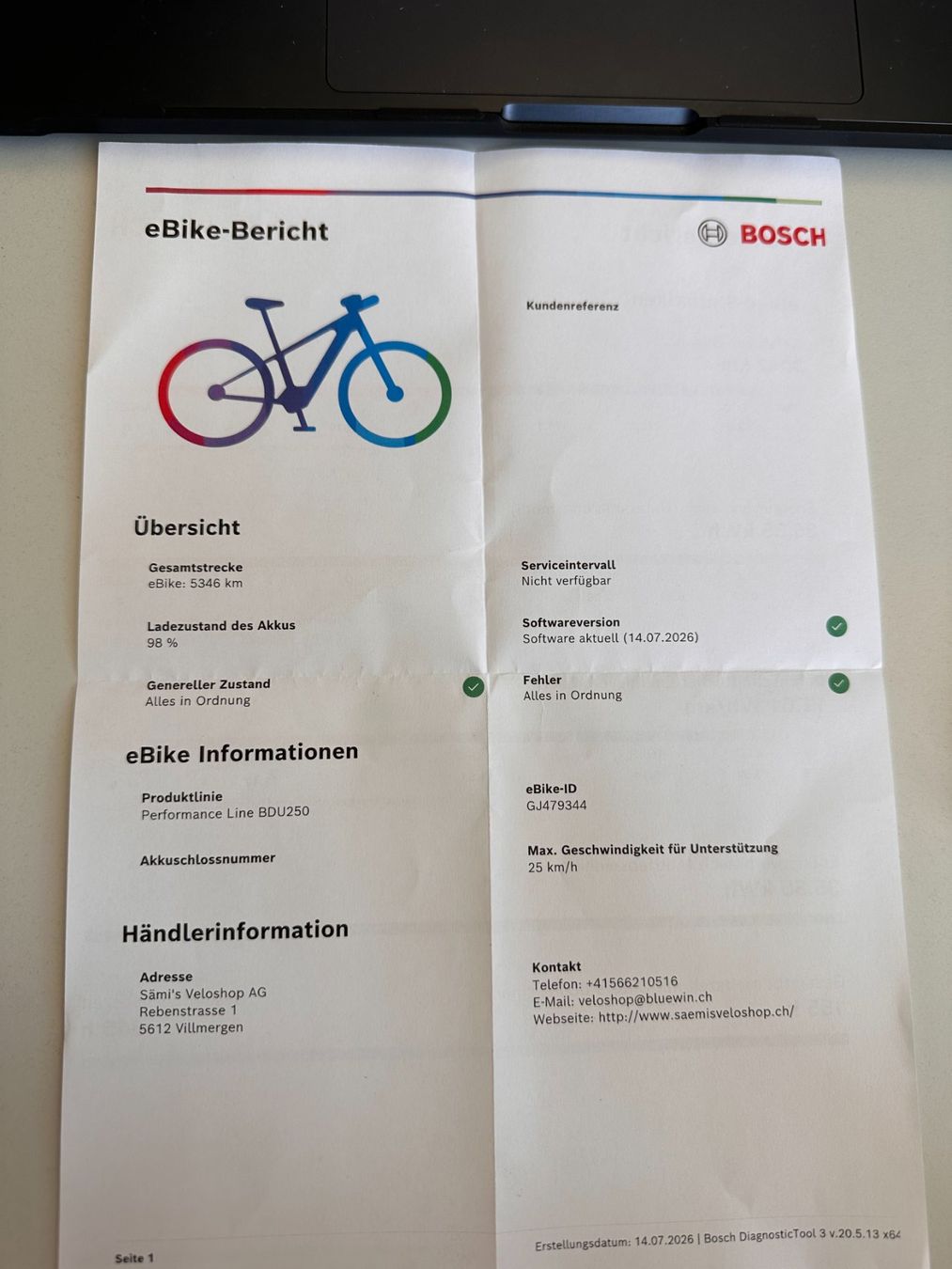 Scott Velos: Scott E Spark 710 Plus E Bike Bosch Performance Line – Gebraucht aus Villmergen von Raku1886 1