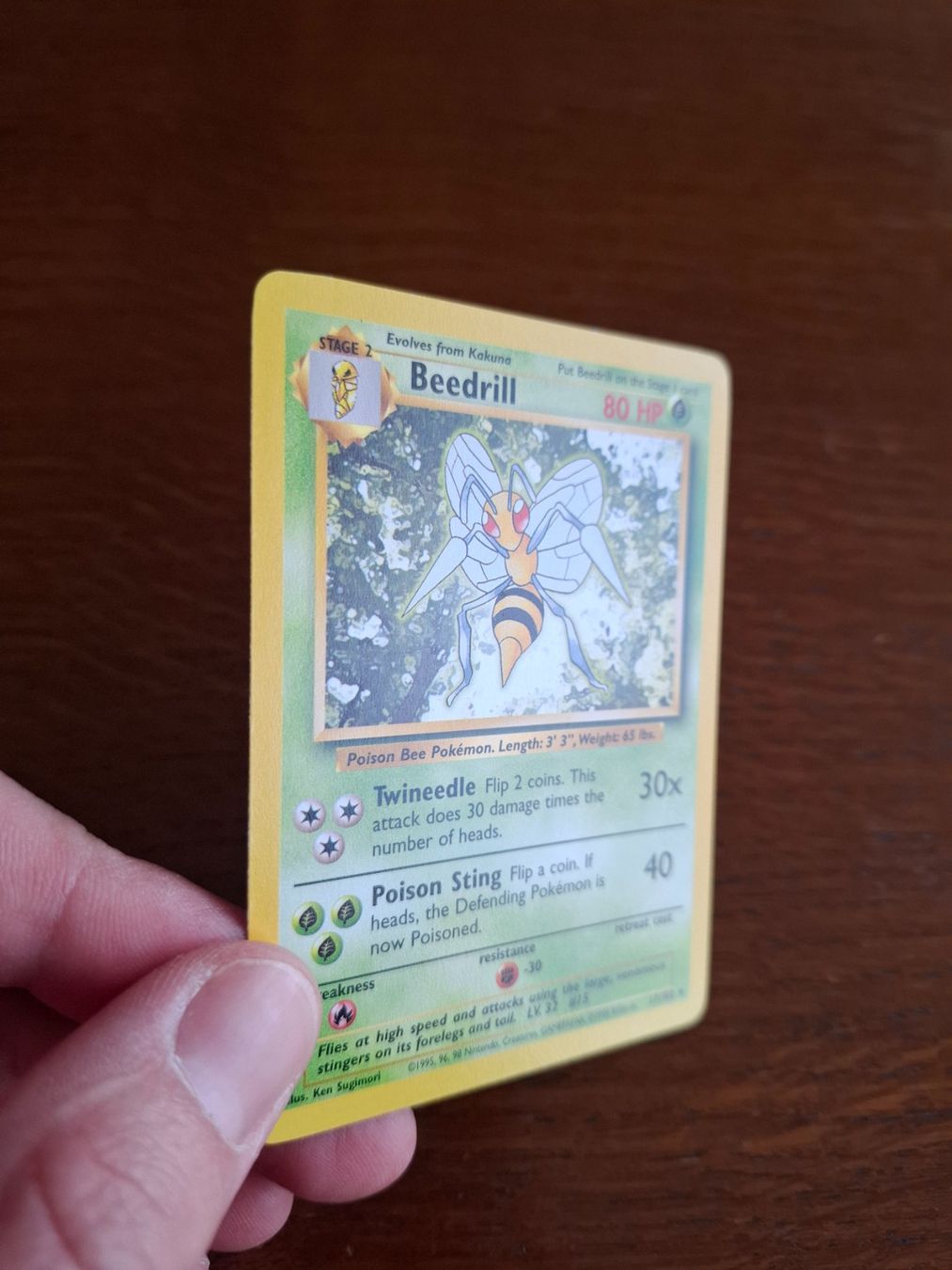 Pokémon Sammelbilder & Trading cards: Pokemon Beedrill Base Set 17/102 – Gebraucht aus Giornico von ale_lc8k 2