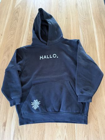 Kapuzenpullover Grösse 134-146cm, schwarz, guter Zustand
